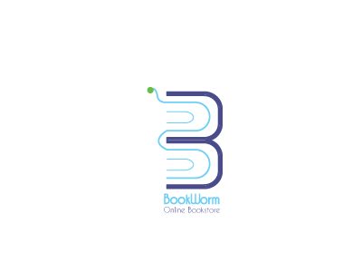 Bookworm Logo businesscards design logo logodesign stationery thirtylogos