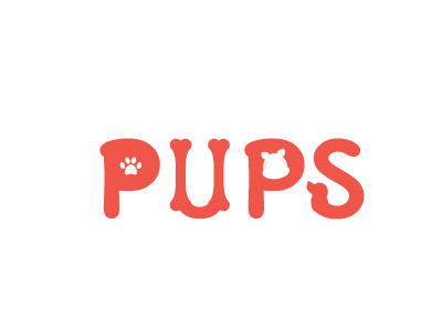 Pups Logo businesscards design logo logodesign stationery thirtylogos