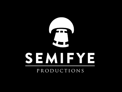 Semifye Logo Development film icon logo mushroom semifye