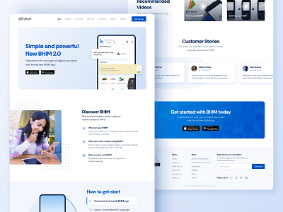 Bhim Landing Page | Redesigned