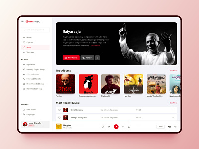 Music App | Redesigning Wynk Music branding modern music app redesign simple ui web app