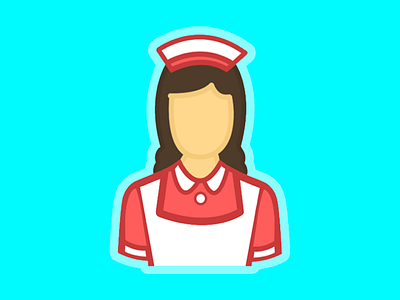 Housekeepers - Logo app clean cleaner female housekeeper icon logo maid person service web