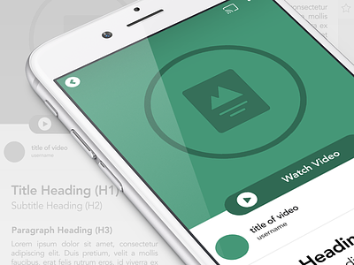 Boovi Content Page app appstore design green ios iphone product simple ui ux