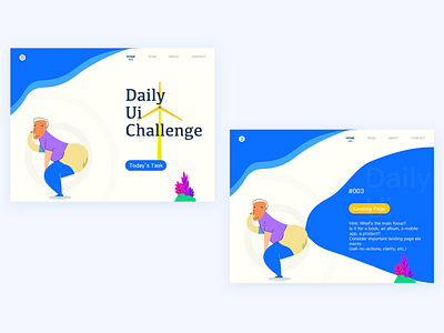 Daily Ui Landing Page ui ux web