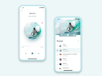 Daily Ui Music Player app design ui ux