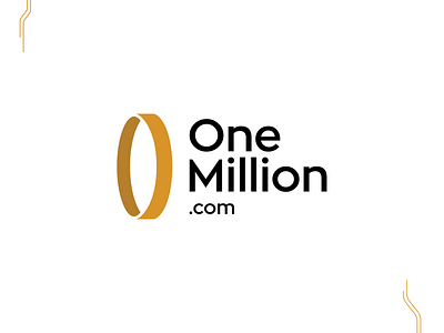 OneMillion Logo brand design branding crypto crypto wallet design idenity lifting logo logo design rebrand rebranding typography