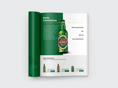 Perła – Browary Lubelskie| product catalog beer beer art brand brand design branding catalog catalog design catalogue design mark promo visual visual art visual design