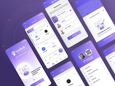 Football Challenge App 2021 trend app design app designer design figma football football app icon interface design minimal mobile mobile app mobile application mobile design mobile ui soccer app trending ui uidesign ux