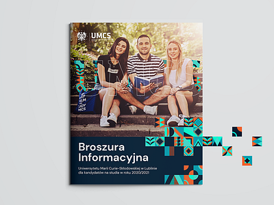 UMCS Information Brochure booklet branding brochure design first shot geometric geometric design key visual university