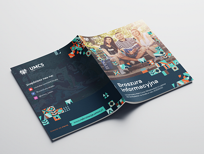 UMCS Information Brochure booklet branding brochure brochure design creative design design design art designer geometric illustration illustrator indesign key visual photo editing photoshop university