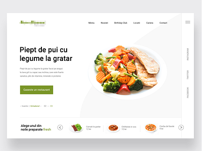 Local Restaurant Page design food food app foodie graphic design landing page menu restaurant ui user interface web web design