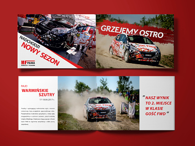 Photobook designed for a racing team cars motorsport photobook print racing racing car racing team