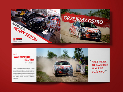 Photobook designed for a racing team