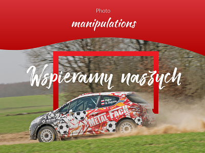 Photo manipulations design halloween racing racing team rally car rally team social media