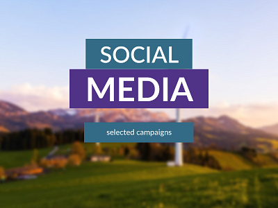 Social media campaigns