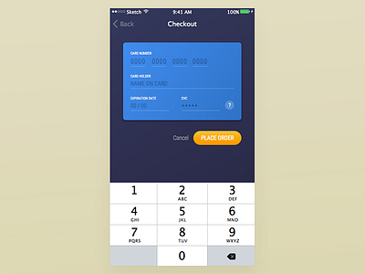 Daily UI - 002 - Credit Card Checkout 002 app checkout credit card dailyui