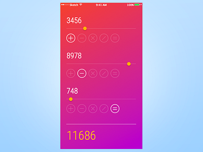 Daily UI - 004 - Calculator 004 calculator dailyui