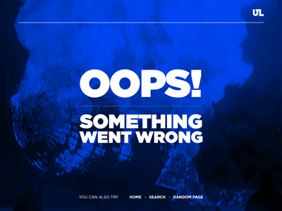 Daily UI - 008 - 404 008 404 dailyui error page