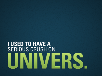 Crush on Univers