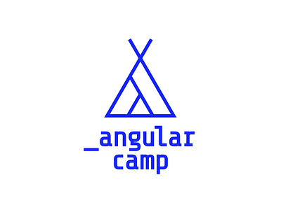 Angular Camp logo brand branding design logo vector