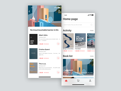 图书App改版 | 概念 app book app daily ui design interface design ux