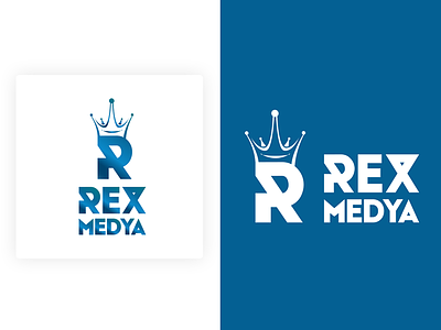 Rex Media Logo graphicdesign king kinglogo logo logoart logodesign logotasarımı logotype minimal minimal art rex rexlogo rexmedia