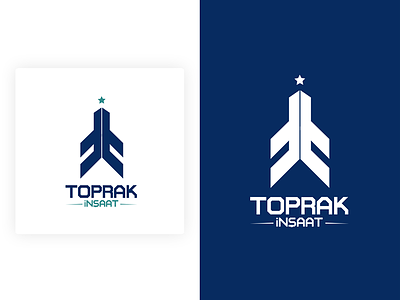 Toprak İnşaat Logo advertising art artwork brand design graphic graphic art illustration logo logodesign minimal realestate toprakinsaat