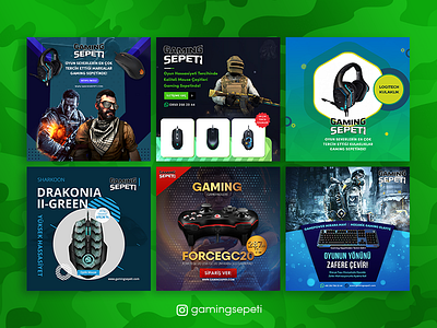 GamingSepeti banner brand game design gamingsepeti graphicdesign marketing minimal socialmedia