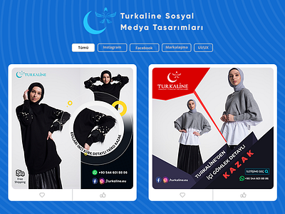 Turkaline Sosyal Medya brand design graphicdesign socialmedia socialmediamarketing sosyalmedya turkaline ui