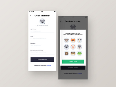 Sign up page | Press "L" if you like this one! adobe xd login page minimalist mobile app onboarding ui signup ui userinterface