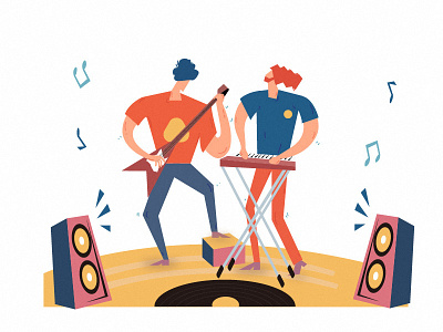 Let’s music illustrator