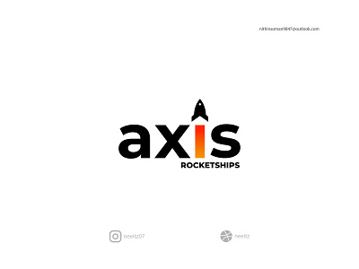 AXIS Rocketships axis branding design brandmark challenge dailylogochallenge identity identity branding logo logomark logotype markdesign minimal rocketship type visualidentity wordmark