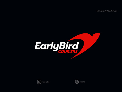 Early Bird Couriers Logo Design bird birdlogo brand brand identity branding brandmark brandnaming creative logo design icon identity logo logodesign logomark logos logotype minimal visualidentity