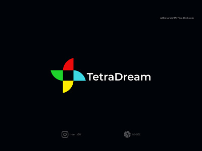 Tetra Dream Logo Design abstract branding brandmark design geometric icon identity logochallenge logoconcept logodesign logomark logotype minimal visualidentity
