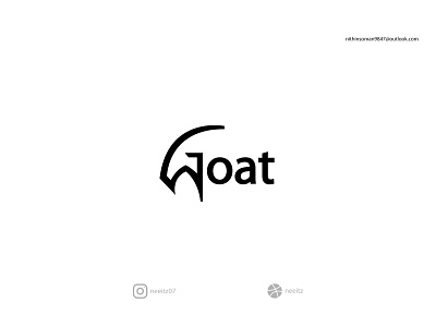 Goat Mark animalmark branding brandmark design icon identity identitydesign logo logomark logotype minimal shapedesign vector visualidentity wordmark