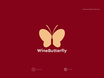 Wine Butterfly Logo