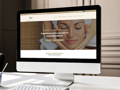 Angelee Holistics branding cms design graphic design web design web development website design wordpress design