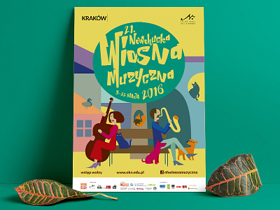 Wiosna Muzyczna 2016 illustration music poster