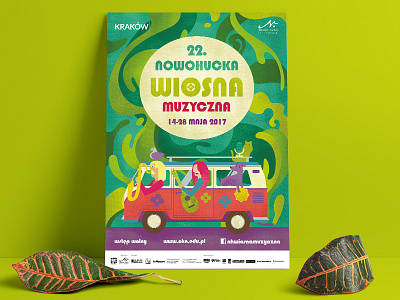 Wiosna Muzyczna 2017 illustration music poster