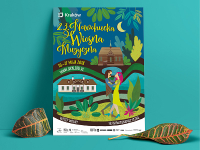 Wiosna Muzyczna 2018 illustration music poster