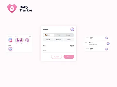 Diapers 💩 affter effects animation app baby babycare design diaper dribbble feeding icon illustration ios newborn ui uidesign vector