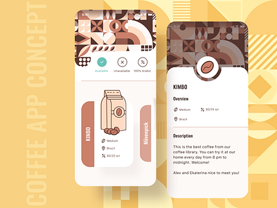 coffee app concept