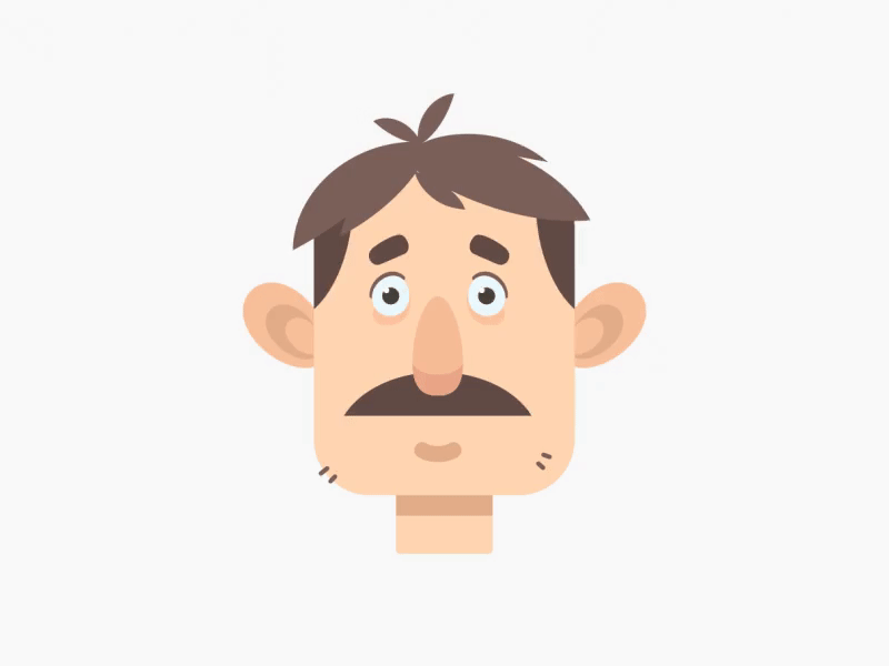 Face animation ae afteeffects animation character characteranimation design dribbble face faceanimation illustration ui uidesign vector