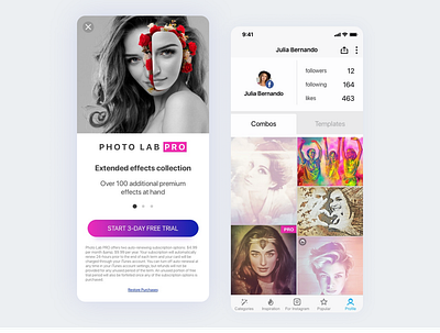 Redesign Photo Lab app app design ios redesign ui uidesign uxdesign