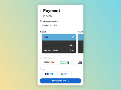 [2/11] [mobile design] payments page payment ui uidesign user experience userinterface ux