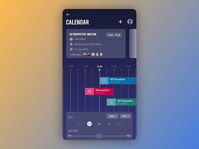 [8/11] [mobile design] calendar