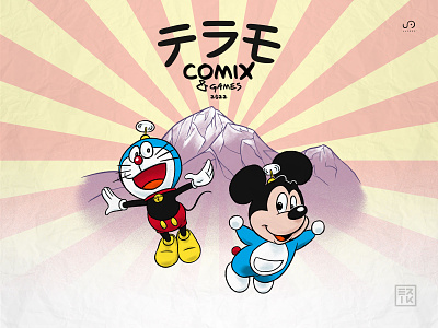 Teramo Comix 2022 cartoon comicon comics doraemon drawings illustration japan manga mickey mouse