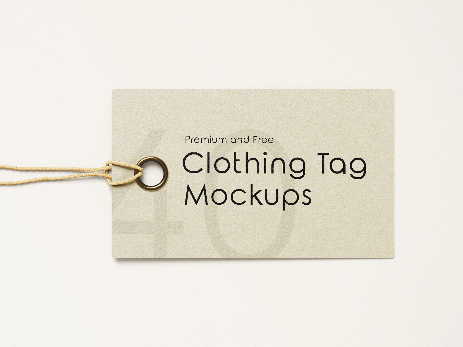 40 Premium and Free Clothing Tag Mockups is PSD by Country4k on Dribbble