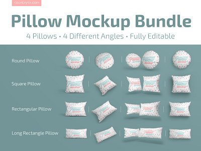 Pillow Mockup Bundle