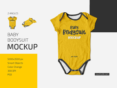 Baby Bodysuit Mockup Set accessories apparel baby bodysuit childhood children clothes clothing cute fashion mockup mockups